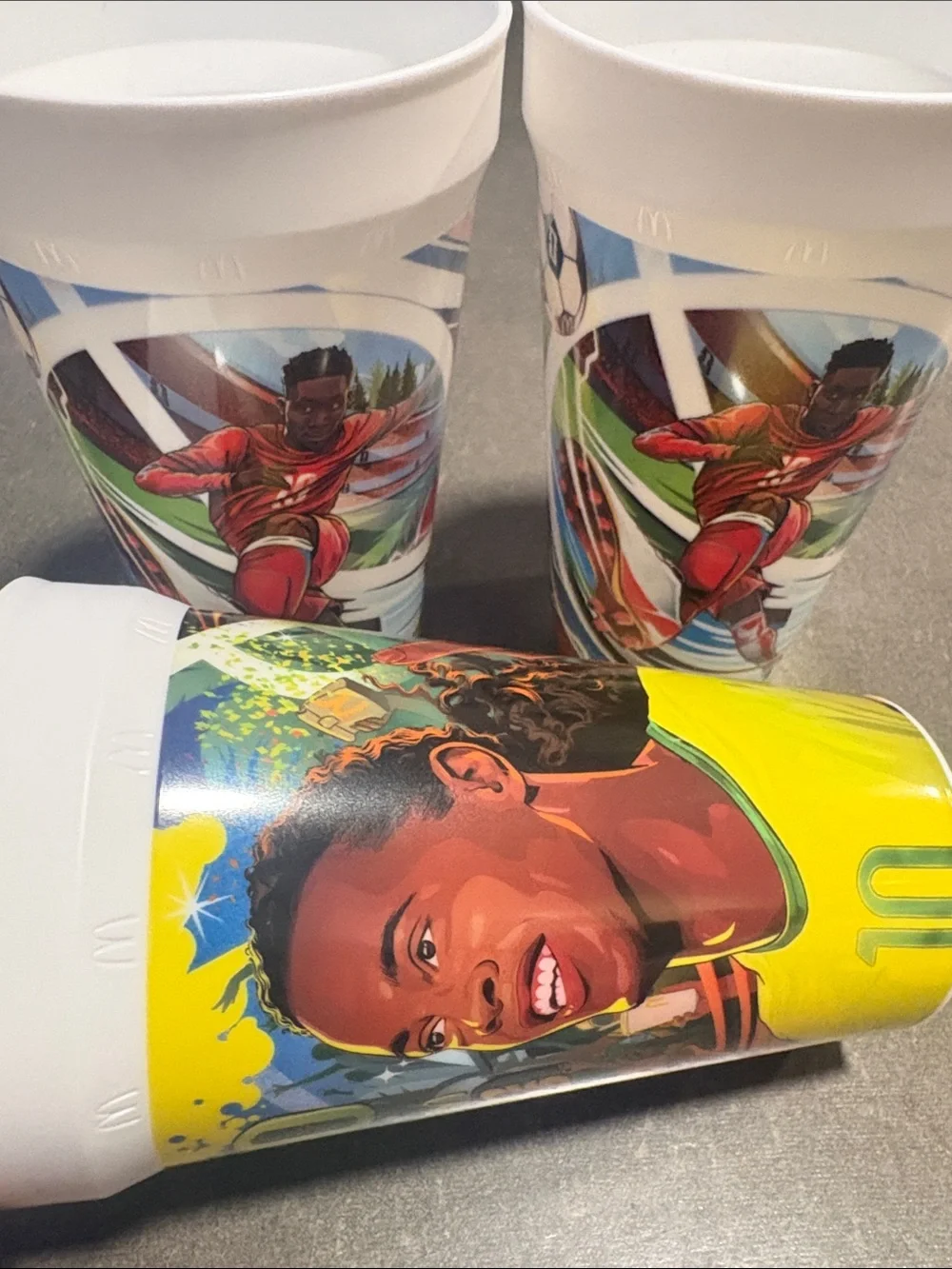 McDonald's WorldCup 2026 Collectible Soccer Cups (3 cups)